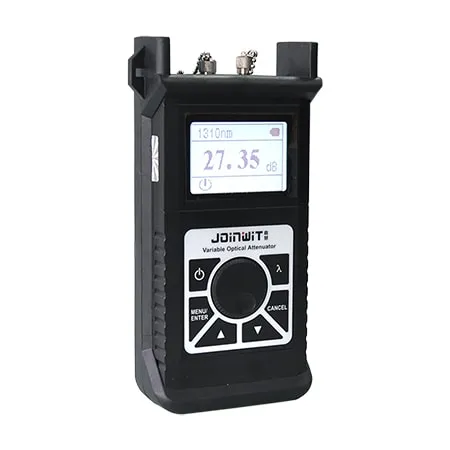 Atenuador óptico variable portátil
